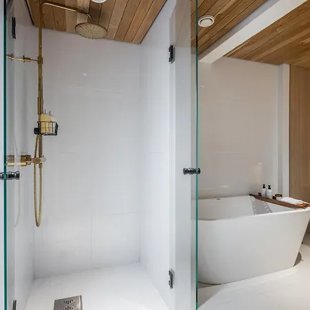 شقة Scandinavian Design Townhouse With Private Sauna