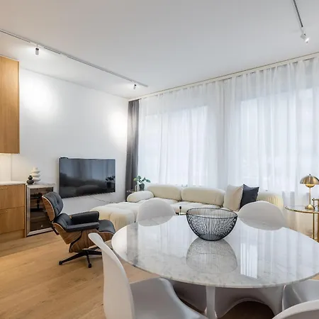 شقة Scandinavian Design Townhouse With Private Sauna *